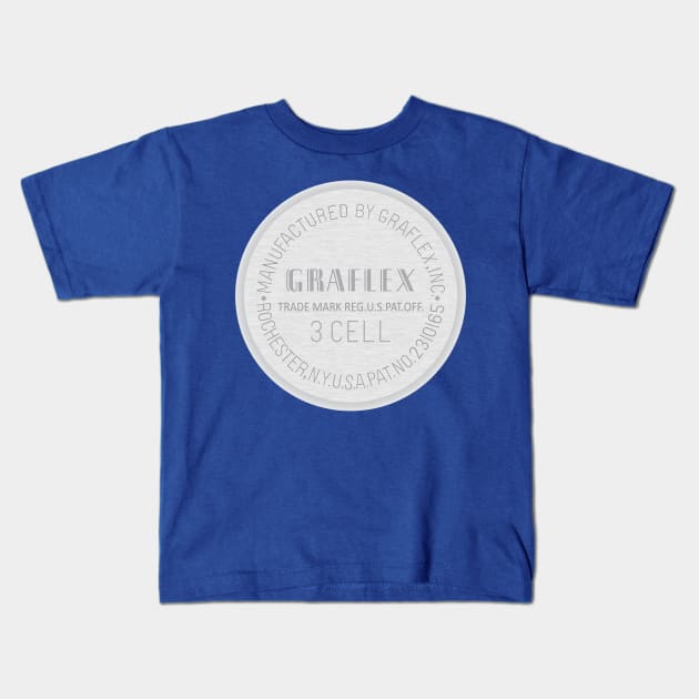 Graflex Inc. Pat. Number Shirt Kids T-Shirt by GraflexBank